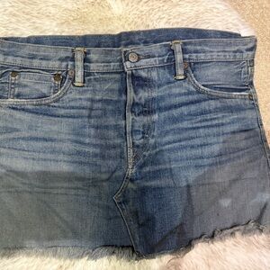Ralph Lauren RRL Blue Denim Mini Skirt